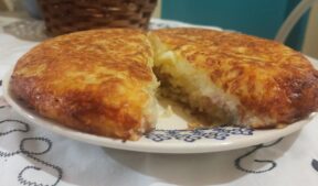 Batata rosti calabresa com mussarela