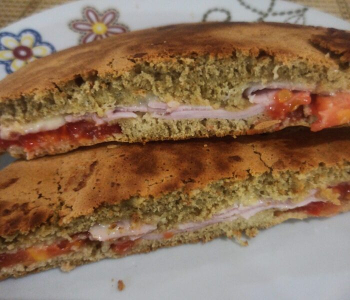 Lanche de frigideira lowcarbo