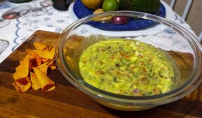 Guacamole caseiro simples e rápido