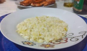 Risoto de Alho Poró Simples