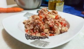 Salada de atum com iogurte desnatado